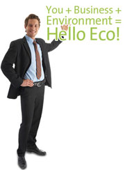 Hello Eco Businessman