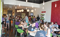 Yumz® Gourmet Frozen Yogurt Interior