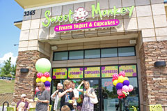 Sweet Monkey Frozen Yogurt & Cupcakes Grand Opening