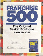 THE original basket boutique Franchise 500