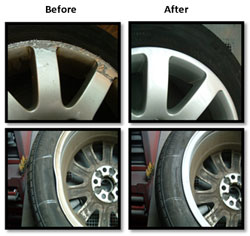 Alloy Wheel Repair Before and After