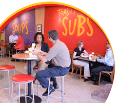 Quiznos Sub Interior