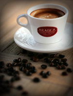 Arabica Coffee cup