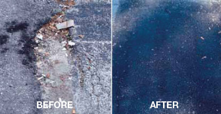 B Pothole Free Before and After