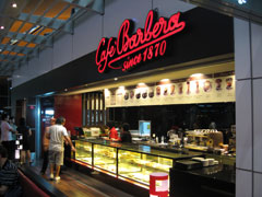 Cafè Barbera - counter