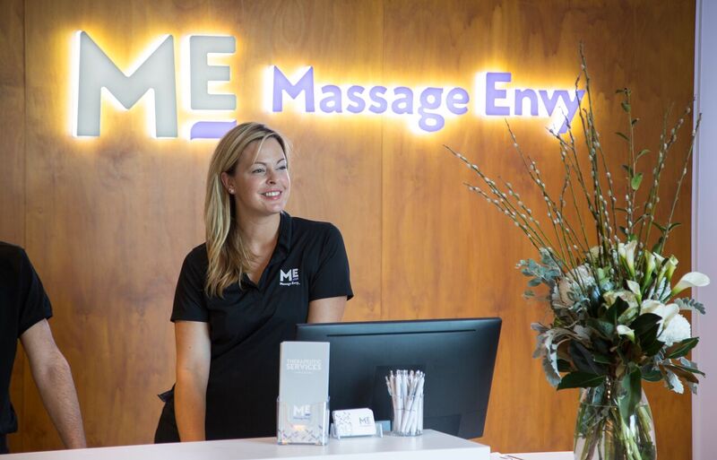 Massage Envy front counter