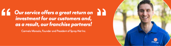 spray net franchise