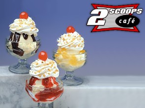 2 Scoops Cafe a franchise opportunity from Franchise Genius
